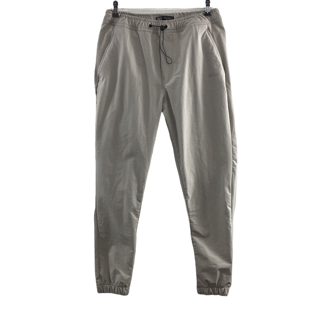Zara Cream Gray Skinny Jogger Pants Men's Medium